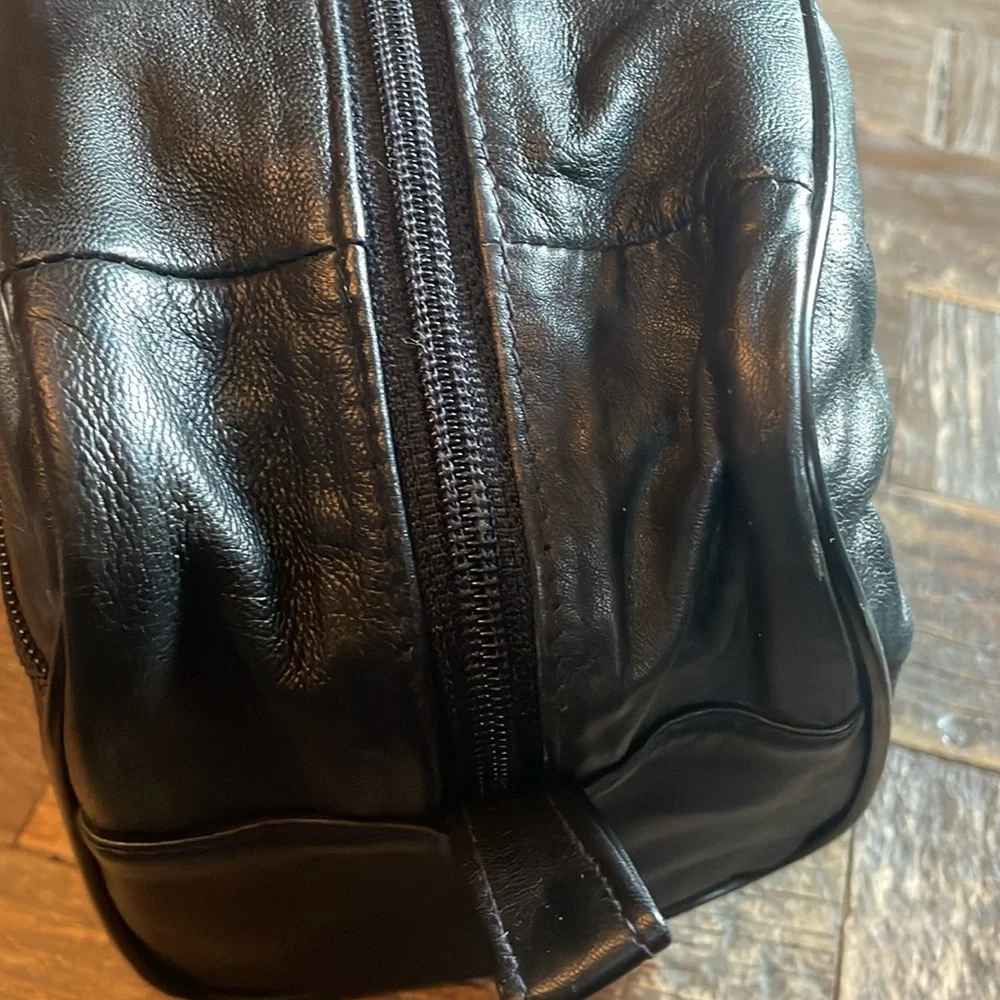 Buxton Cashmere Lambskin Patchwork Travel Case🖤